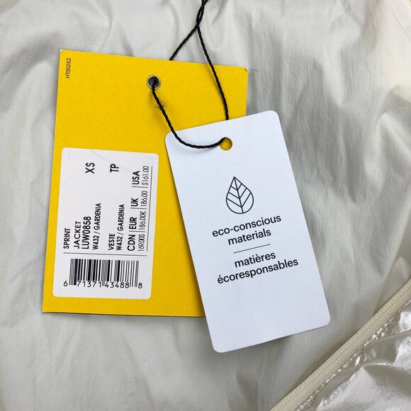 NWT LOLE Sprint Jacket Sz XS Two Tone Gardenia - Picture 14 of 14